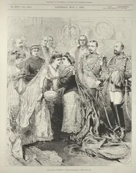 The Royal Wedding: Prince Leopold, Duke of Albany to Princess Helen of Waldeck-Pyrmont in St. George